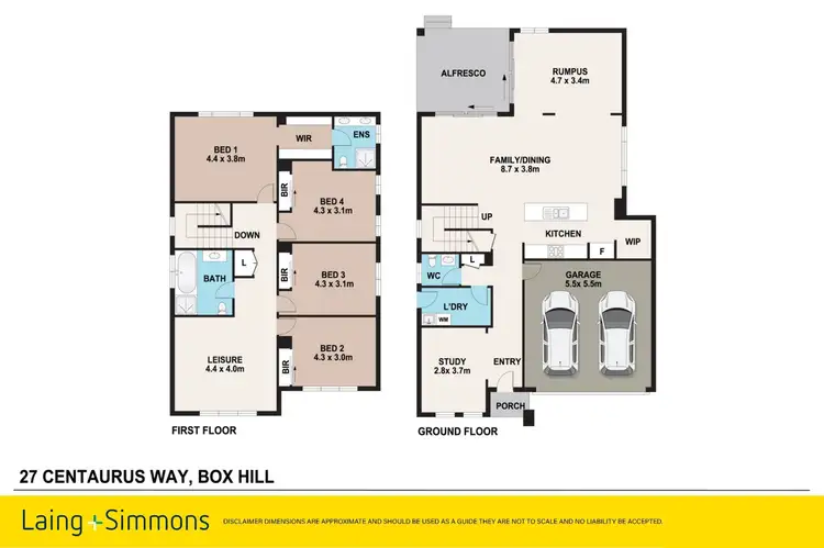 Floorplan of Homely house listing, 27 Centaurus Way, Box Hill NSW 2765