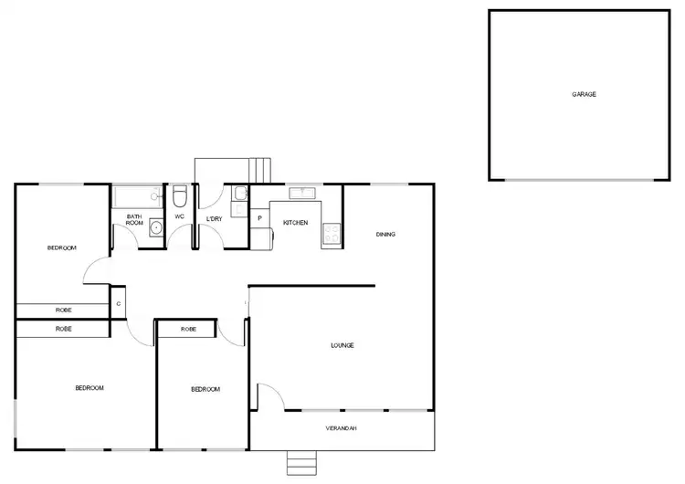Floorplan of Homely house listing, 24 Tristania Street, Rivett ACT 2611