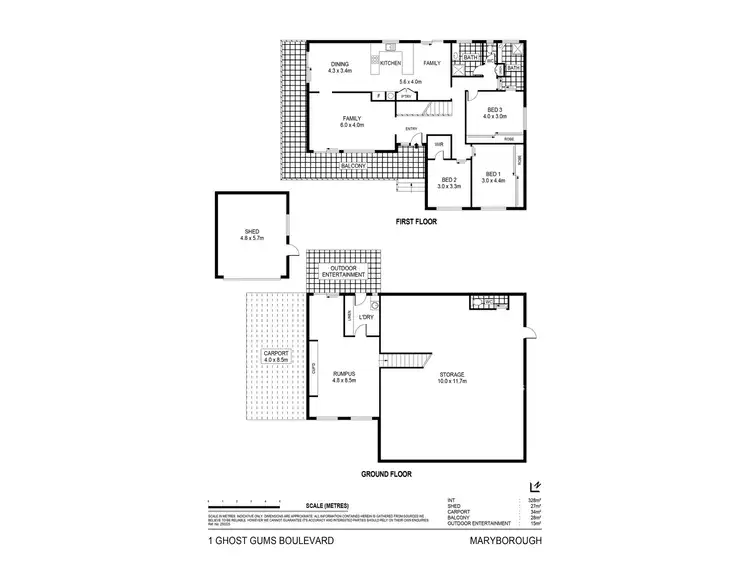 Floorplan of Homely house listing, 1 Ghost Gums Boulevard, Maryborough VIC 3465