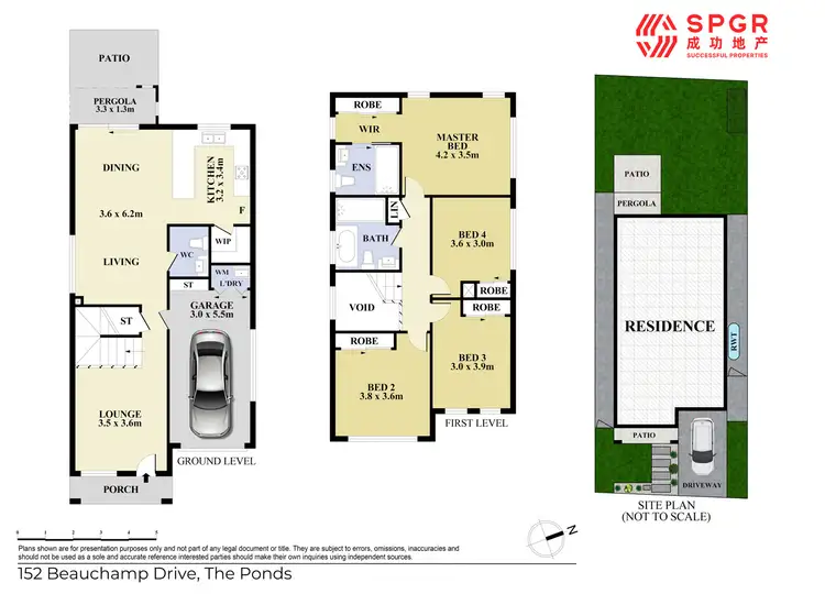 Floorplan of Homely house listing, 152 Beauchamp Drive, The Ponds NSW 2769