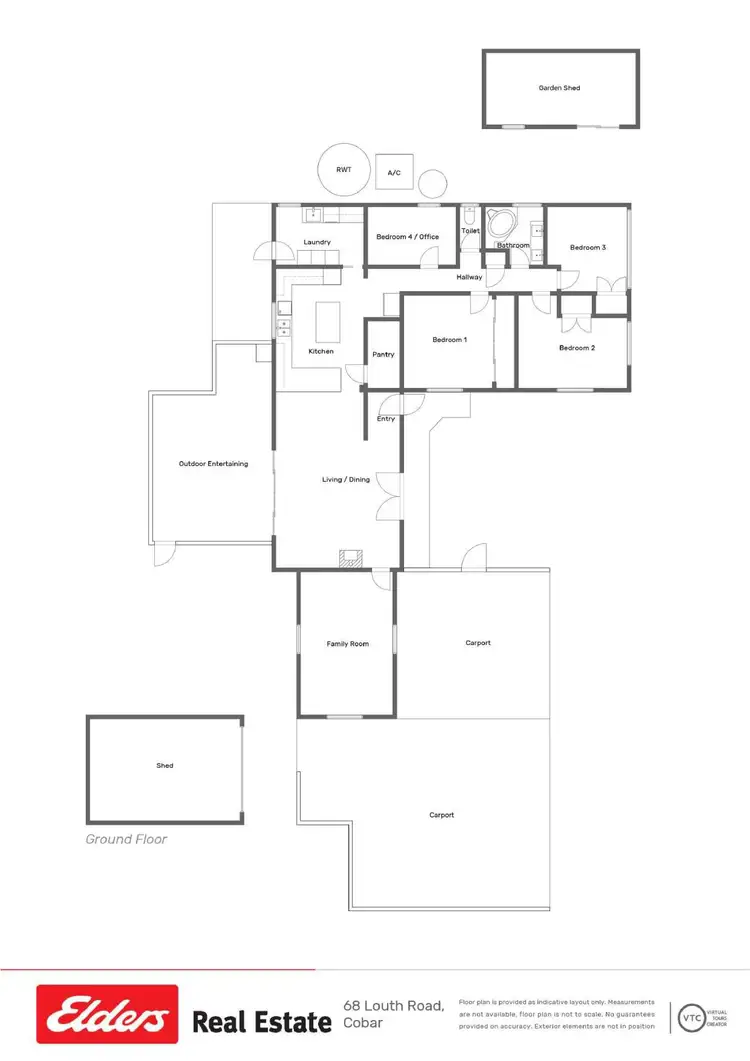Floorplan of Homely house listing, 68 Louth Road, Cobar NSW 2835