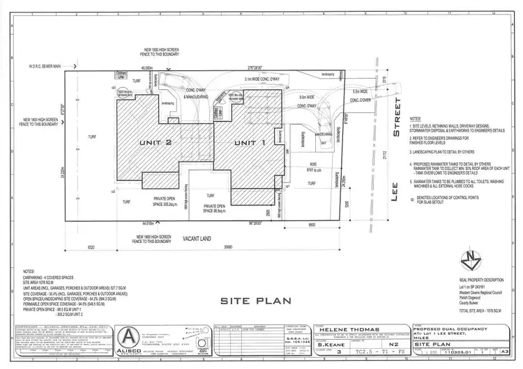 Floorplan of Homely block of units listing, 1&2/24 Lee Street, Miles QLD 4415