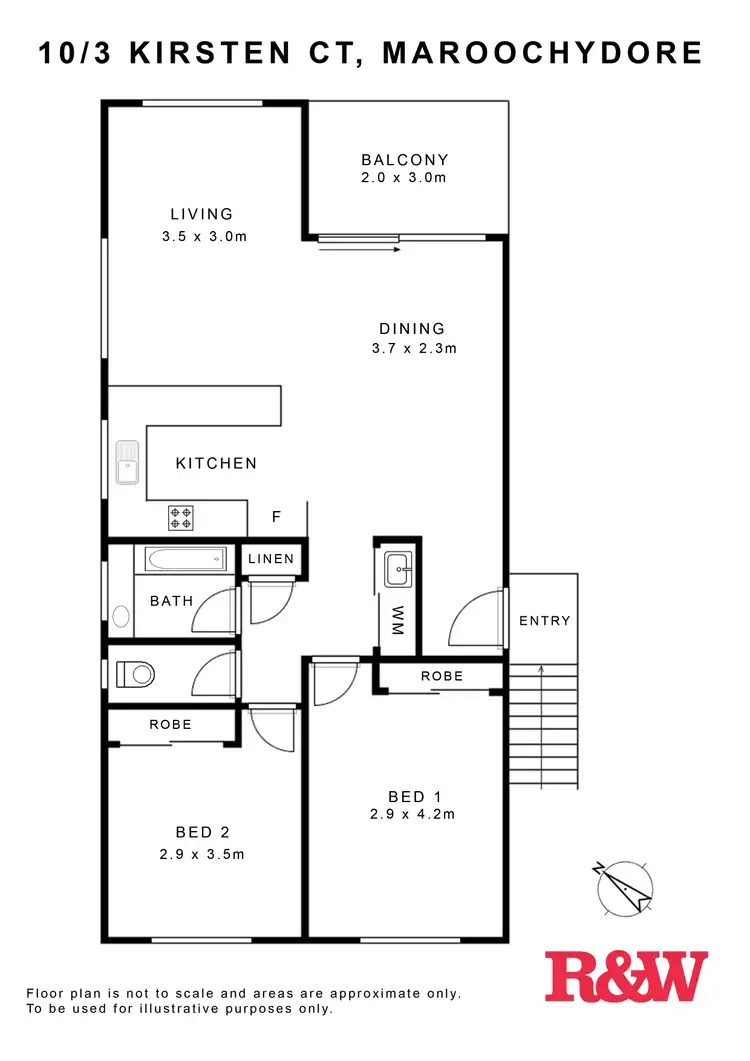 Floorplan of Homely unit listing, 10/3 Kirsten Court, Maroochydore QLD 4558