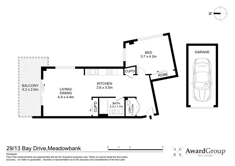 Floorplan of Homely unit listing, 29/13 Bay Drive, Meadowbank NSW 2114