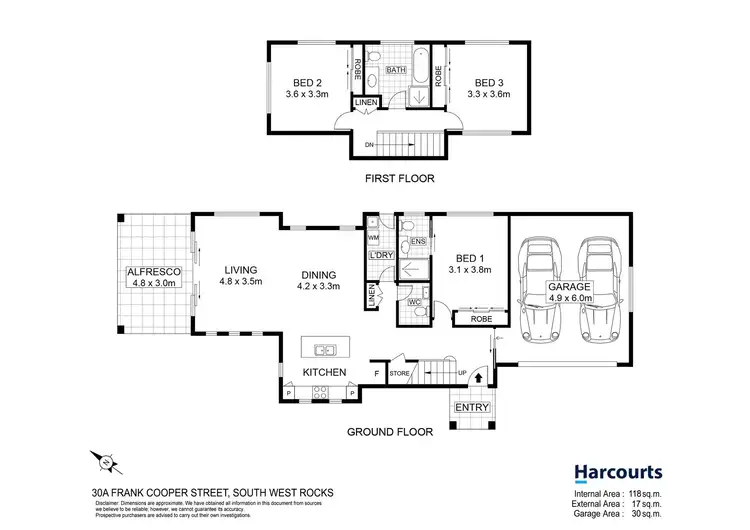 Floorplan of Homely house listing, 30a Frank Cooper Street, South West Rocks NSW 2431