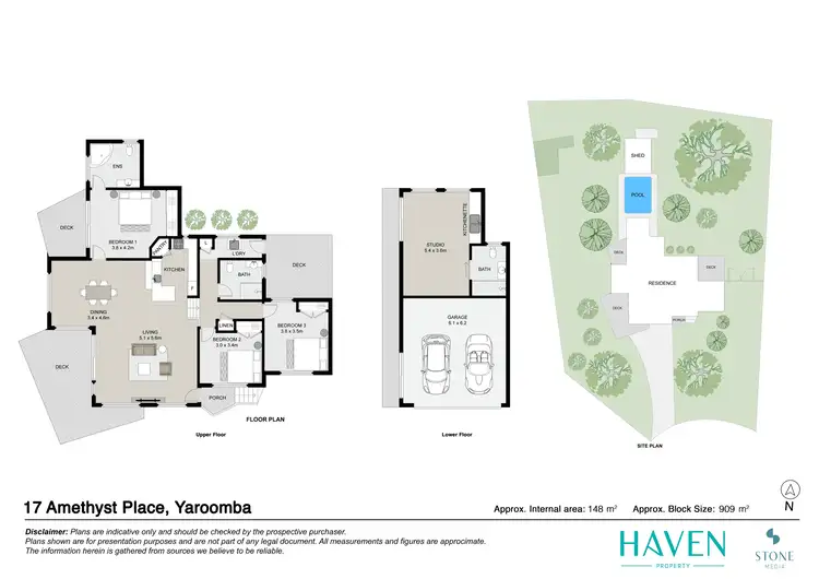 Floorplan of Homely house listing, 17 Amethyst Place, Yaroomba QLD 4573