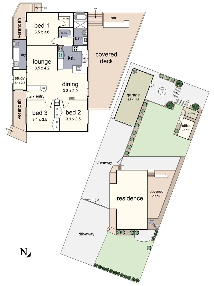 Floorplan of Homely house listing, 34 Wonga Road, Millgrove VIC 3799