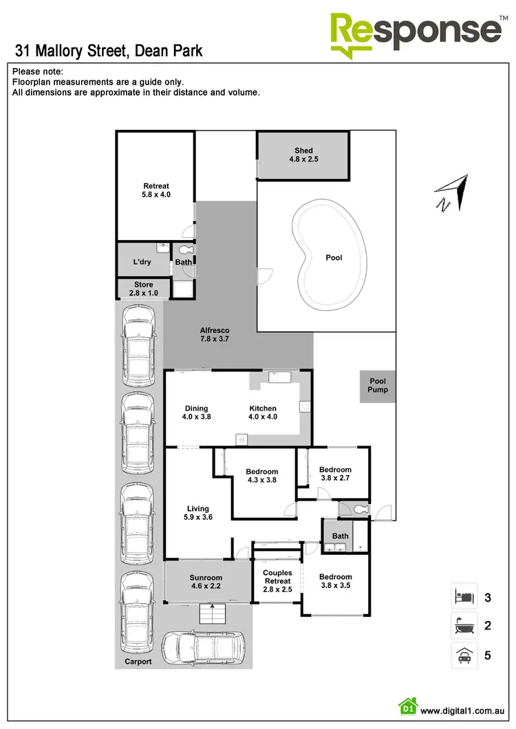 Floorplan of Homely house listing, 31 Mallory Street, Dean Park NSW 2761