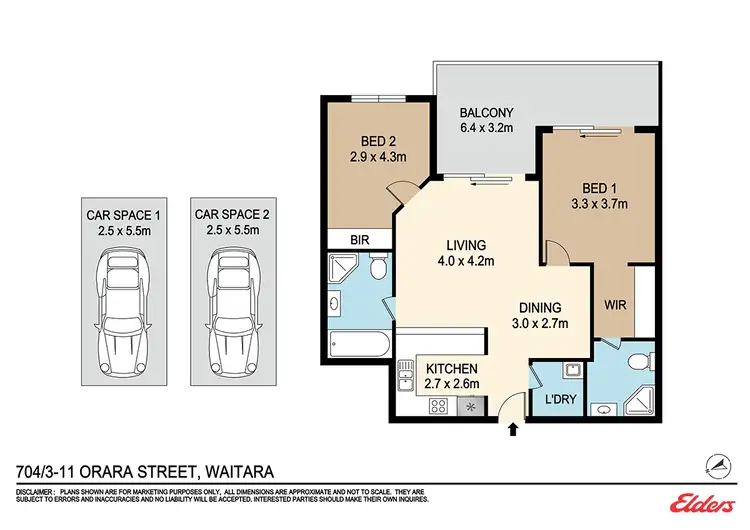 Floorplan of Homely apartment listing, 704/3 Orara Street, Waitara NSW 2077