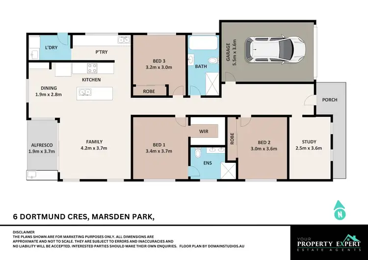 Floorplan of Homely house listing, 6 Dortmund Crescent, Marsden Park NSW 2765