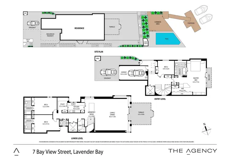 Floorplan of Homely semi-detached listing, 7 Bay View Street, Lavender Bay NSW 2060