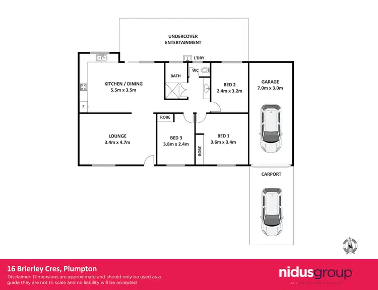 Floorplan of Homely house listing, 16 Brierley Crescent, Plumpton NSW 2761