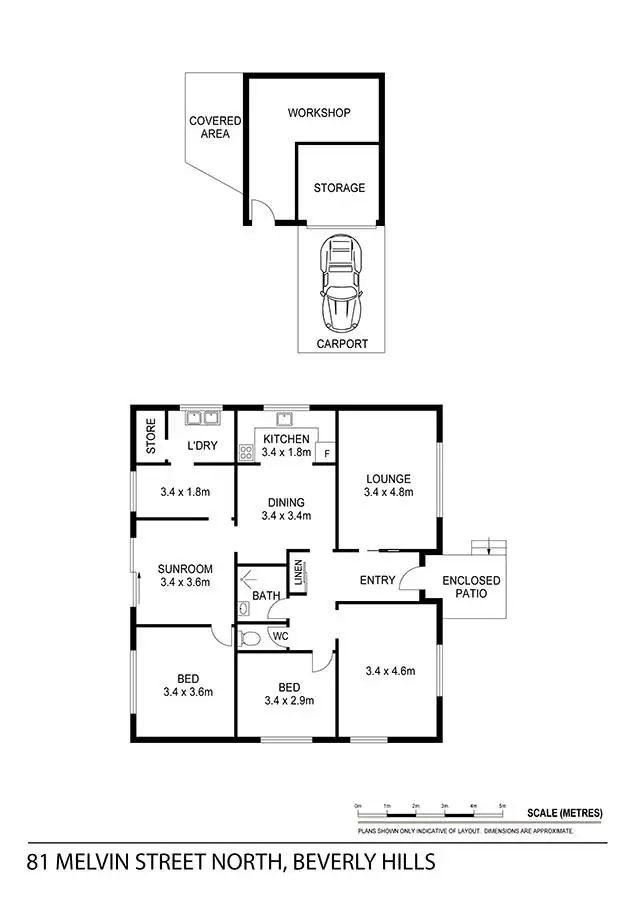 Floorplan of Homely house listing, 81 Melvin Street, Beverly Hills NSW 2209