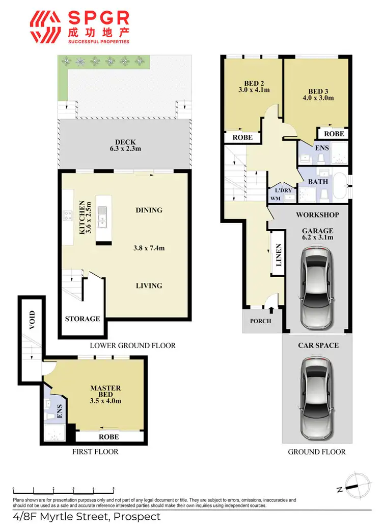Floorplan of Homely townhouse listing, 4/8f Myrtle Street, Prospect NSW 2148