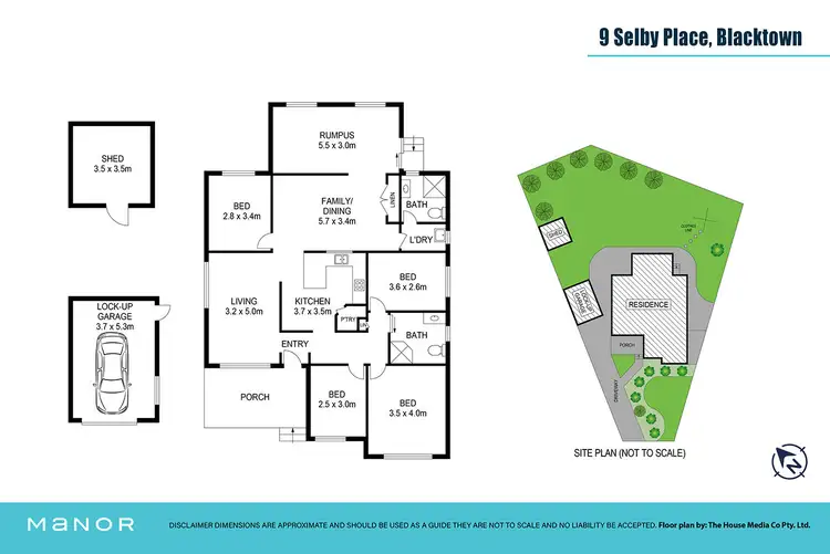 Floorplan of Homely house listing, 9 Selby Place, Blacktown NSW 2148