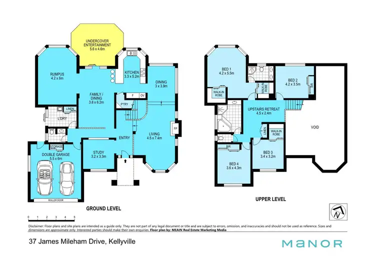 Floorplan of Homely house listing, 37 James Mileham Drive, Kellyville NSW 2155