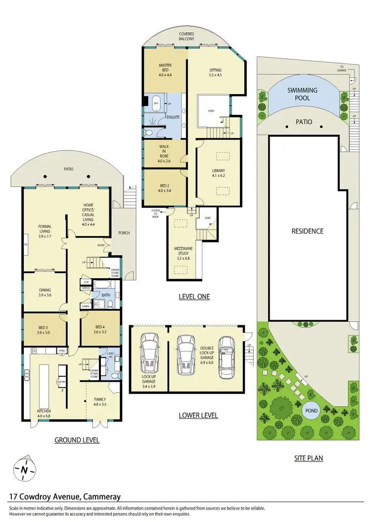 Floorplan of Homely house listing, 17 Cowdroy Avenue, Cammeray NSW 2062