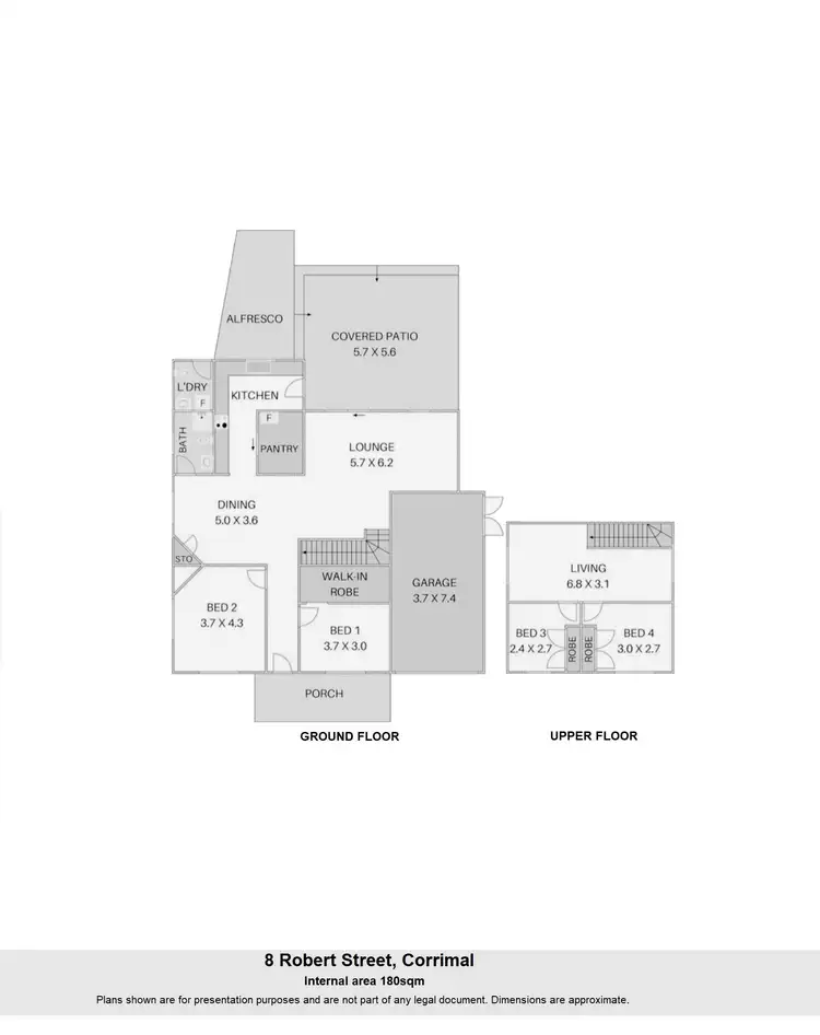 Floorplan of Homely house listing, 8 Robert Street, Corrimal NSW 2518