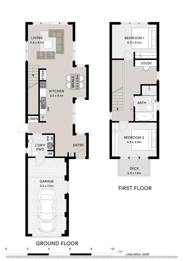 Floorplan of Homely townhouse listing, 1 Western Street, Geelong West VIC 3218