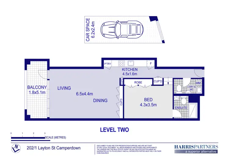 Floorplan of Homely unit listing, 202/1 Layton Street, Camperdown NSW 2050