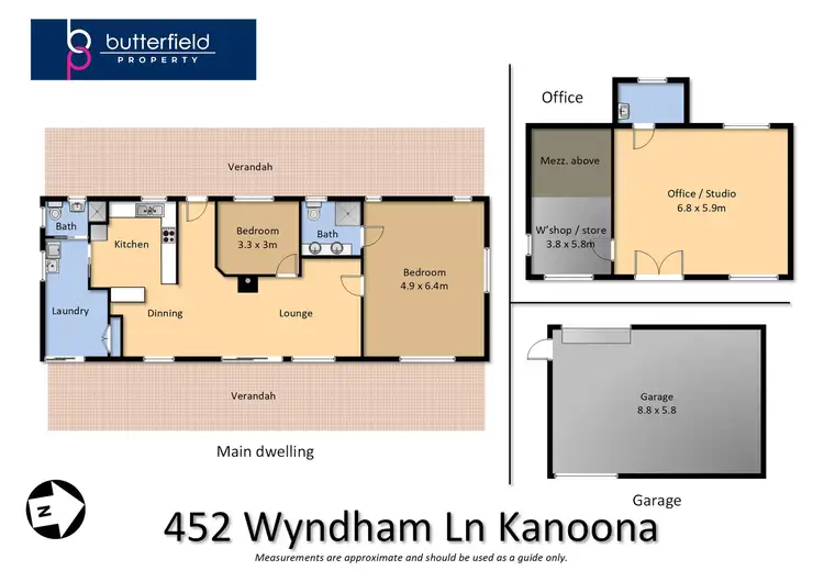 Floorplan of Homely house listing, 452 Wyndham Lane, Kanoona NSW 2550