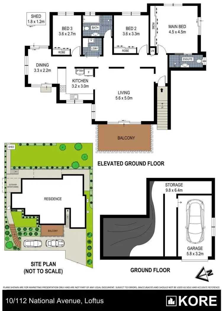 Floorplan of Homely townhouse listing, 10/112 National Avenue, Loftus NSW 2232