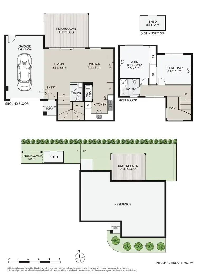 Floorplan of Homely townhouse listing, 2/44 Leonie Avenue, Mount Waverley VIC 3149