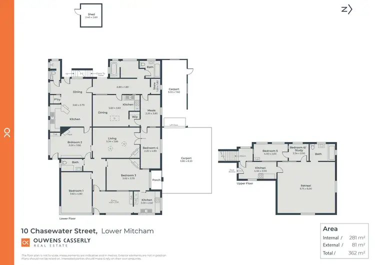 Floorplan of Homely house listing, 10 Chasewater Street, Lower Mitcham SA 5062