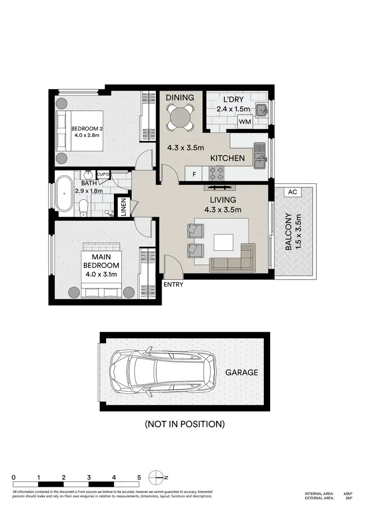Floorplan of Homely unit listing, 12/7-9 Park Avenue, Waitara NSW 2077