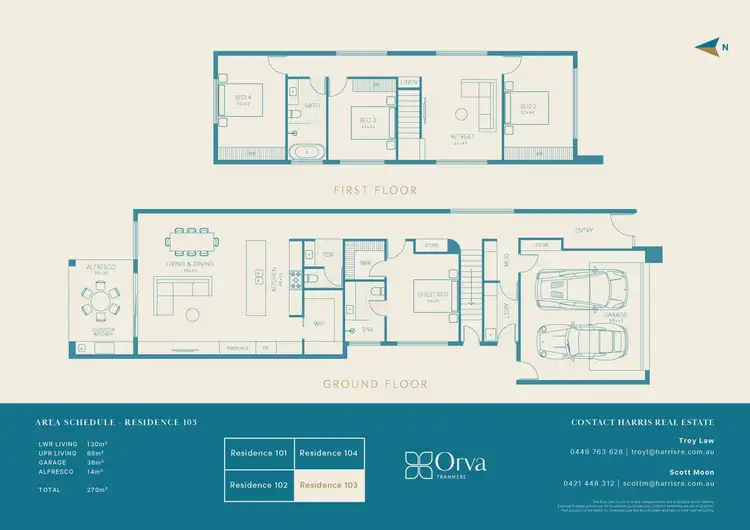Floorplan of Homely house listing, 103 Davies Avenue, Tranmere SA 5073