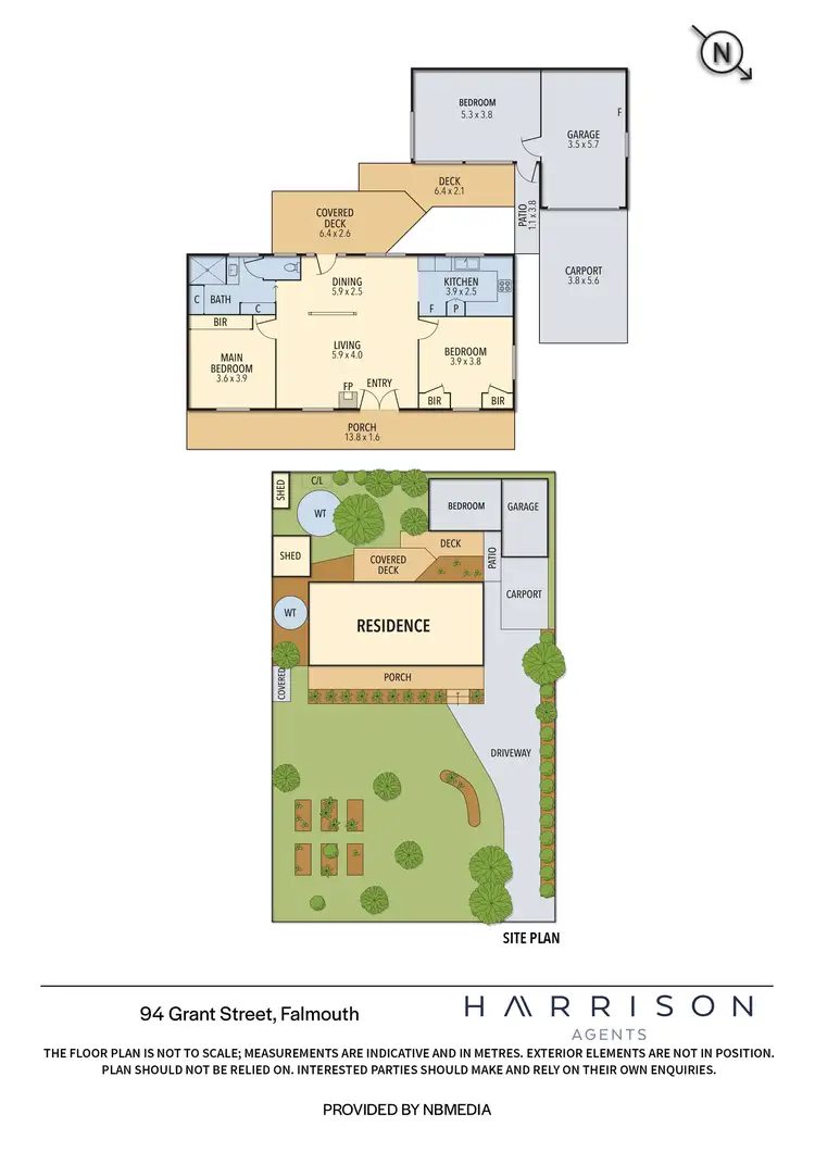 Floorplan of Homely house listing, 94 Grant Street, Falmouth TAS 7215