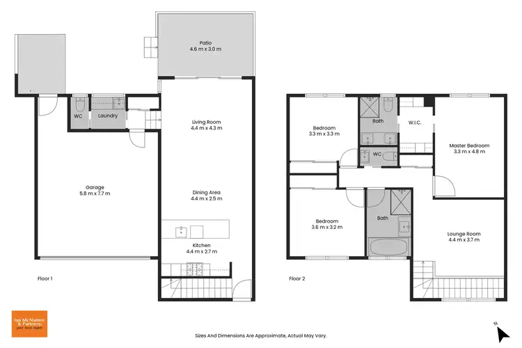 Floorplan of Homely townhouse listing, 2/98 Tharwa Road, Queanbeyan NSW 2620