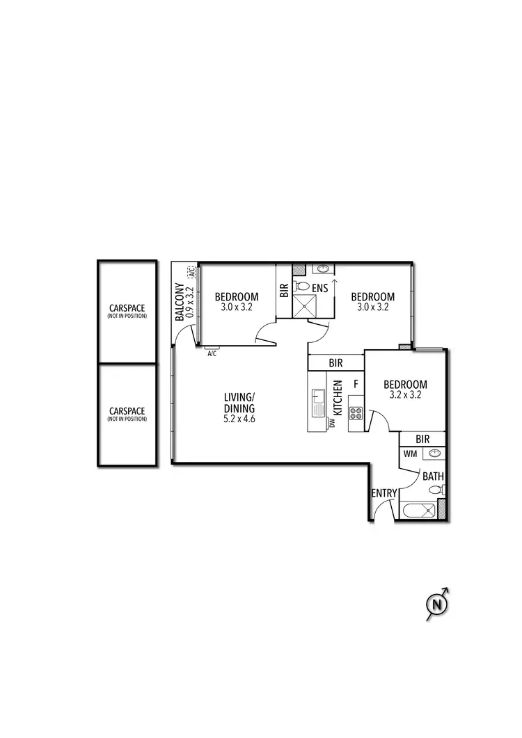 Floorplan of Homely apartment listing, 147/416 St Kilda Road, Melbourne VIC 3004