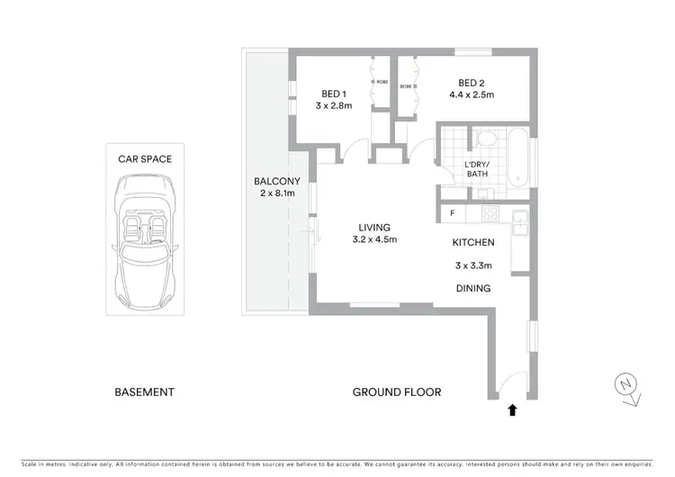 Floorplan of Homely apartment listing, 3/7 McKeon Street, Maroubra NSW 2035