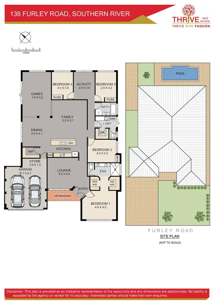 Floorplan of Homely house listing, 138 Furley Road, Southern River WA 6110