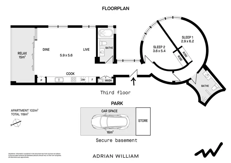 Floorplan of Homely unit listing, 407/3 Mungo Scott Place, Summer Hill NSW 2130