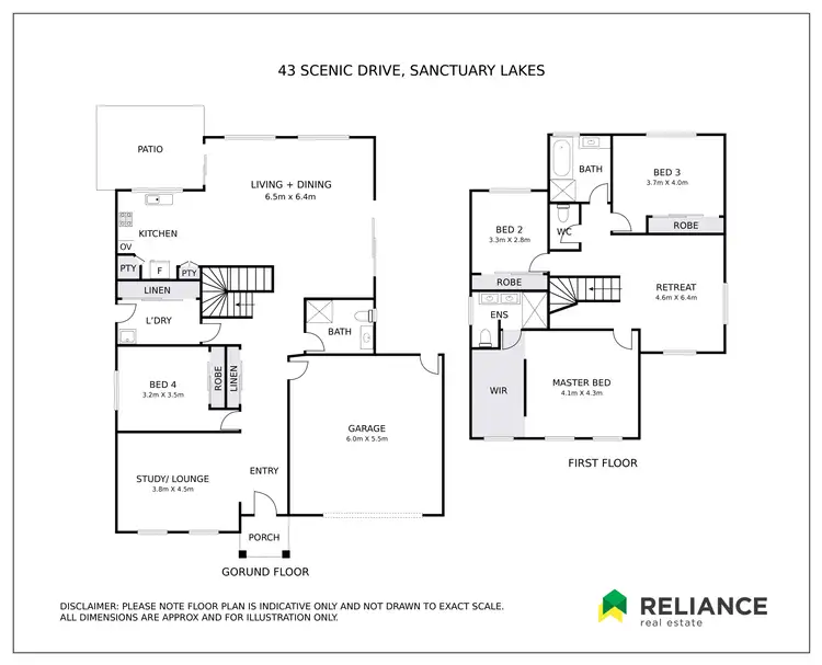 Floorplan of Homely house listing, 43 Scenic Drive, Sanctuary Lakes VIC 3030