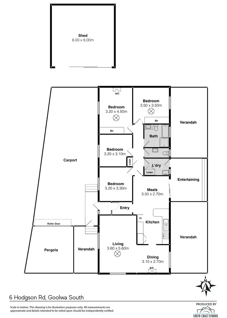 Floorplan of Homely house listing, 6 Hodgson Road, Goolwa South SA 5214