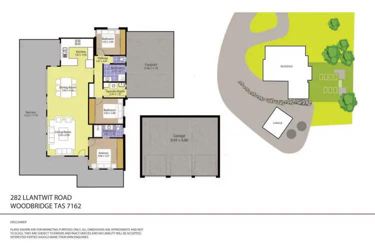 Floorplan of Homely house listing, 282 Llantwit Road, Woodbridge TAS 7162
