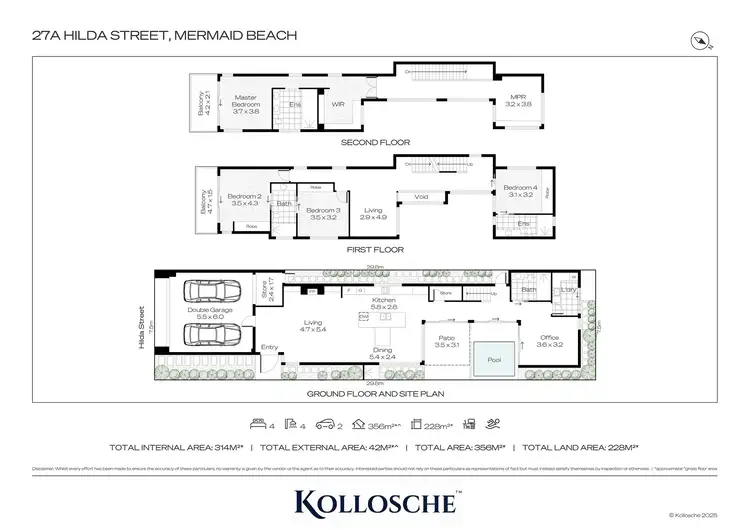 Floorplan of Homely house listing, 27a Hilda Street, Mermaid Beach QLD 4218