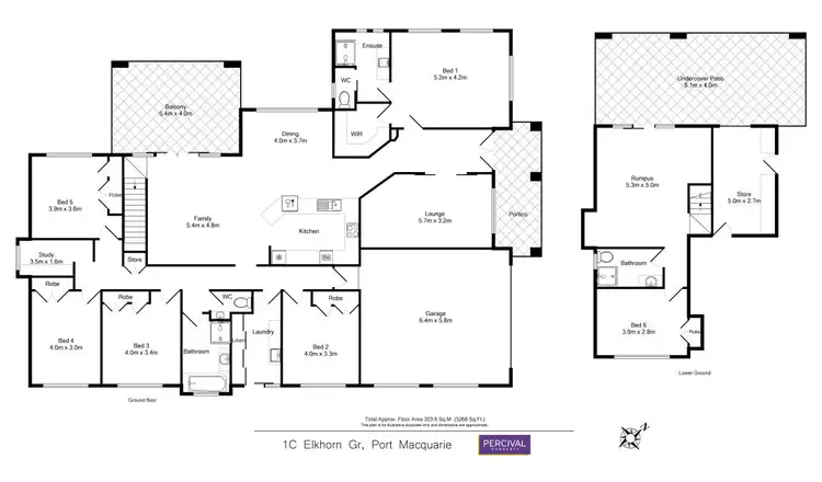 Floorplan of Homely house listing, 1c Elkhorn Grove, Port Macquarie NSW 2444