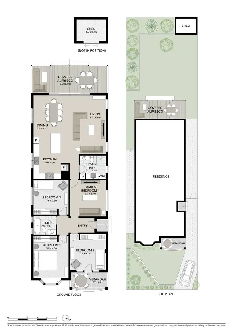 Floorplan of Homely house listing, 5 Walsh Avenue, Croydon Park NSW 2133