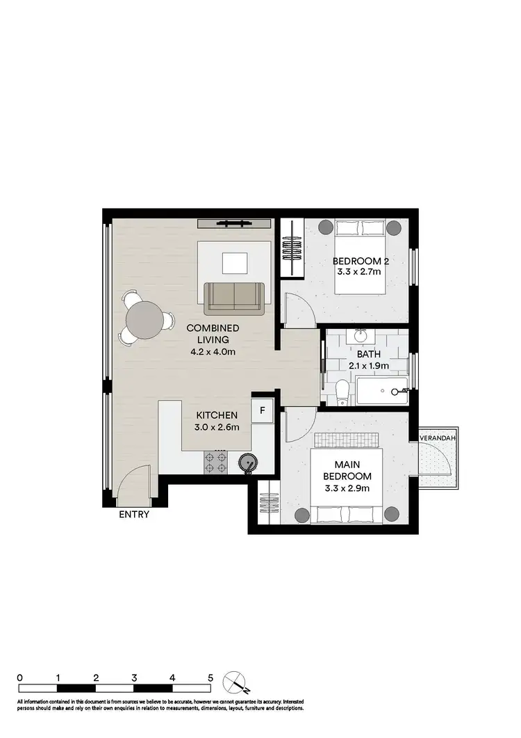 Floorplan of Homely apartment listing, 103/79 Mitchell Road, Cronulla NSW 2230