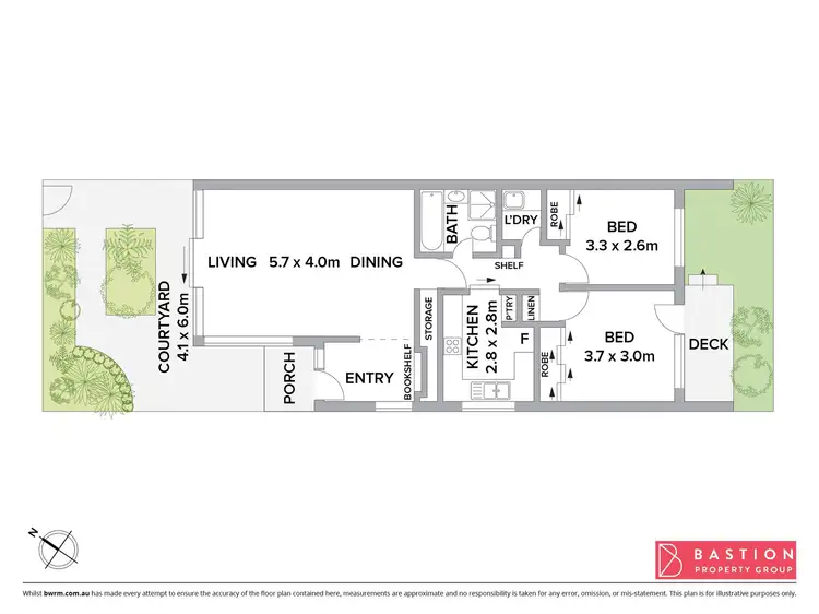 Floorplan of Homely unit listing, 9/7 Lane-Poole Place, Yarralumla ACT 2600