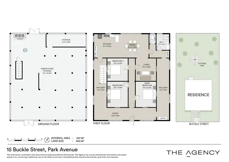 Floorplan of Homely house listing, 15 Buckle Street, Park Avenue QLD 4701