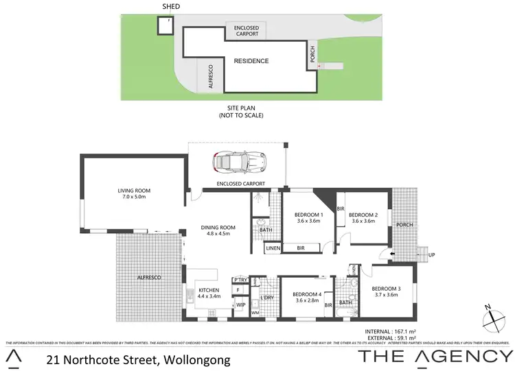 Floorplan of Homely house listing, 21 Northcote Street, Wollongong NSW 2500