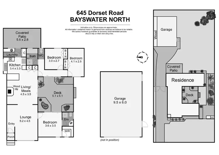 Floorplan of Homely house listing, 645 Dorset Road, Bayswater North VIC 3153