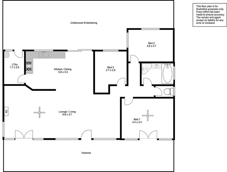 Floorplan of Homely house listing, 35 Gledstanes Terrace, Boston SA 5607