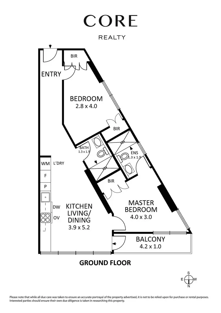 Floorplan of Homely apartment listing, 2901/555 Swanston Street, Carlton VIC 3053
