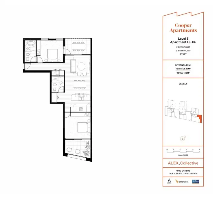 Floorplan of Homely unit listing, 520/163-173 McEvoy Street, Alexandria NSW 2015